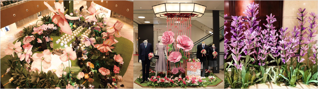 ジャイアントフラワー実績写真 ショッピングモール